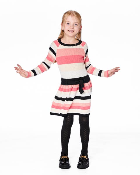Striped Knit Dress (Little Kid & Big Kid)