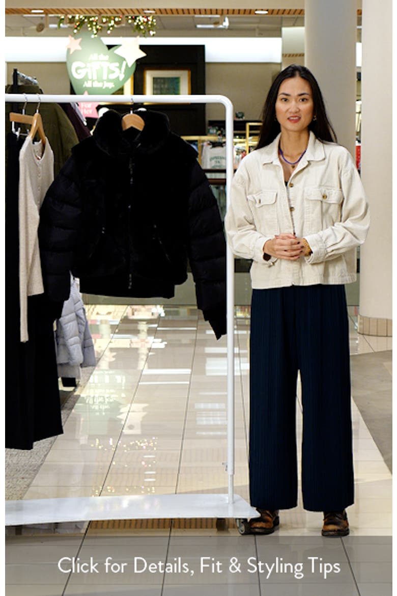 Carlie Faux Fur Quilted Down Puffer Jacket video