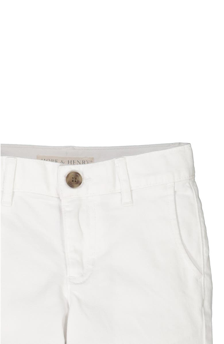 Hope 
Henry Baby Boys
 Organic Stretch Twill Chino, Infant, Alternate, color, White Stretch