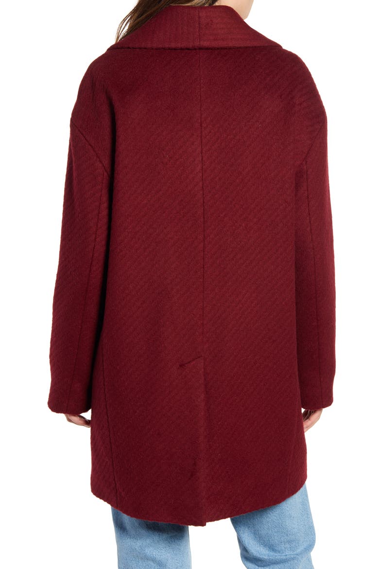 Shawl Collar Coat, Alternate, color, MAROON