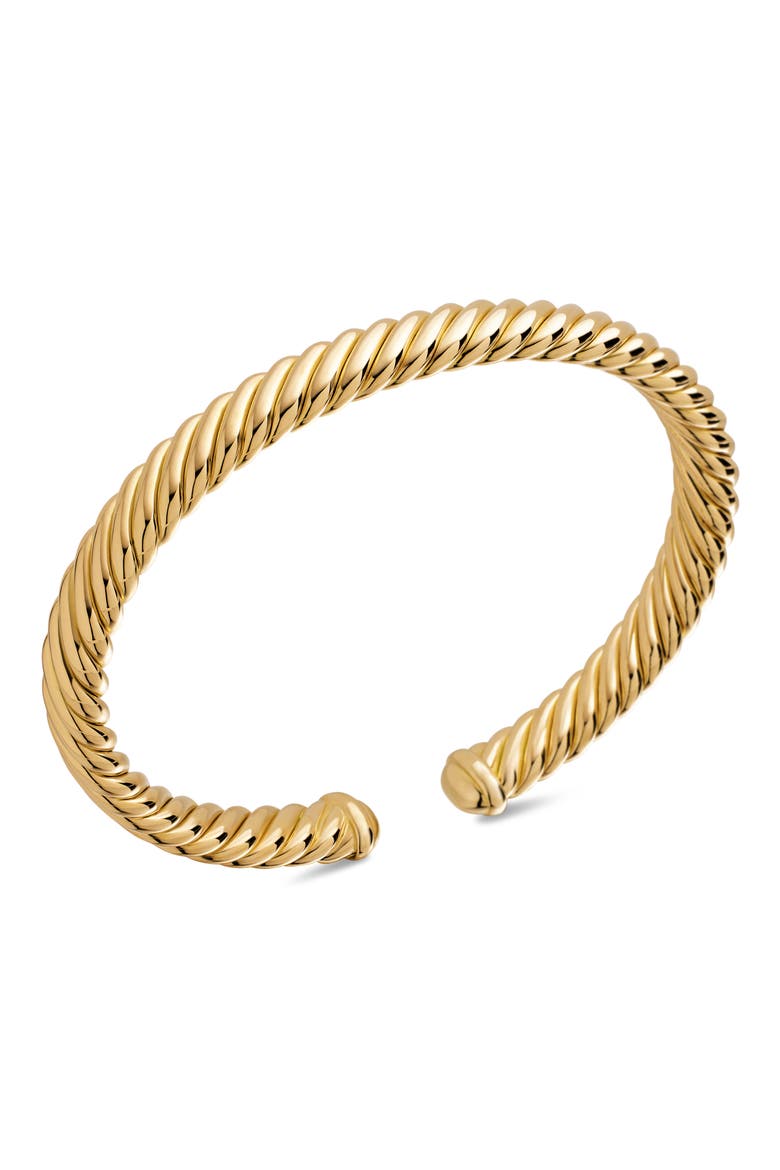 Modern Oval Cablespira® Bracelet in 18K Yellow Gold, 7mm, Alternate, color, 18K YELLOW GOLD