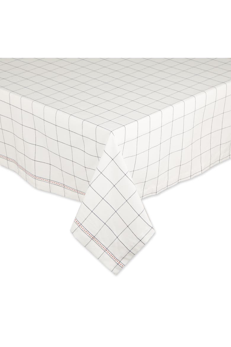 Kitchen Windowpane Tablecloth 60X104, Alternate, color, Windowpane