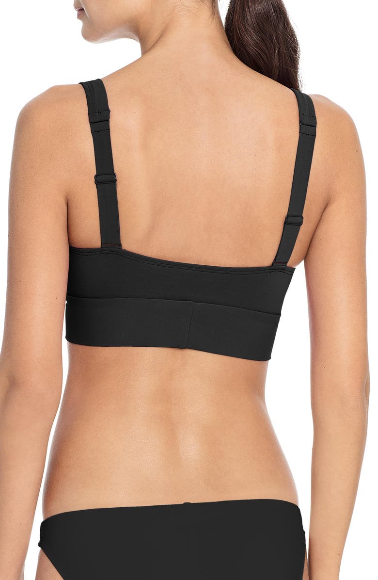 Robin Piccone Ava Knot Front Bikini Top, Alternate, color,