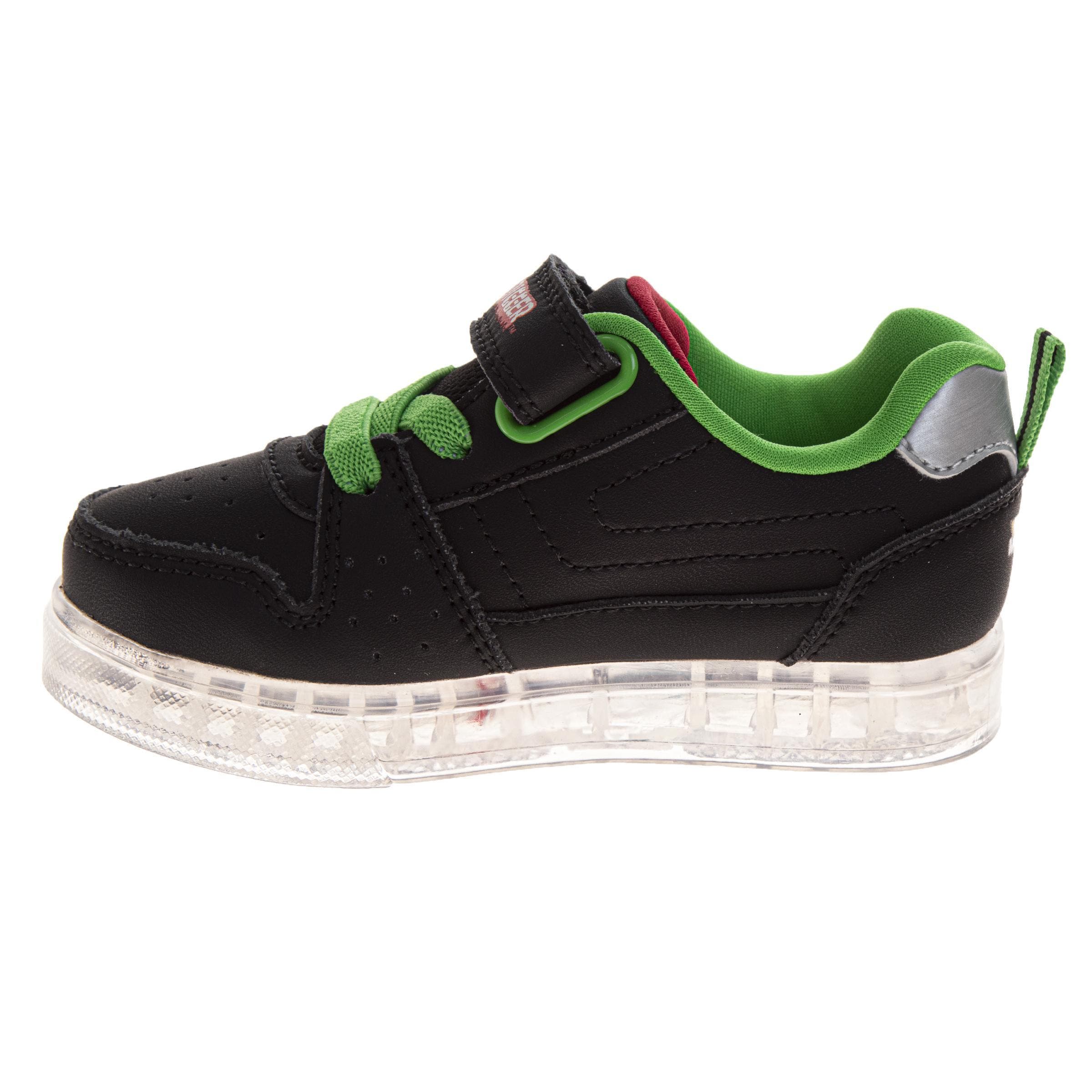 Monster Jam Sneaker, Alternate, color, Black Green