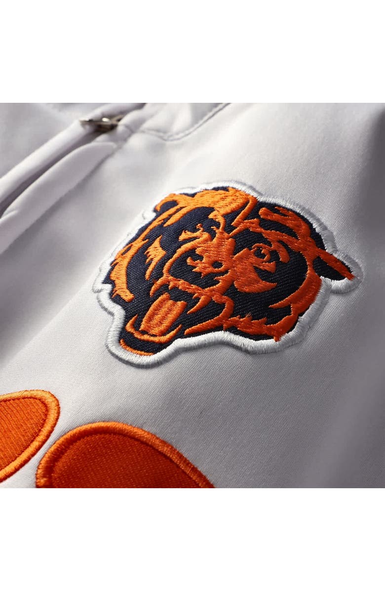 FANATICS Men's Fanatics White Chicago Bears Big & Tall Tricot Full-Zip Track Jacket, Alternate, color, White