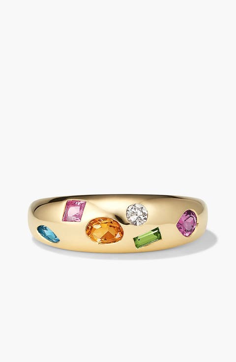 Toronto Mosaic Dome Ring