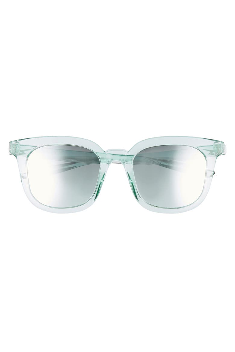 Myriad 52mm Mirrored Square Sunglasses, Alternate, color, IGLOO/ GRADIENT TEAL