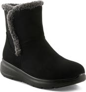 Flexus by Spring Step Daeloriah Water Resistant Faux Fur Bootie