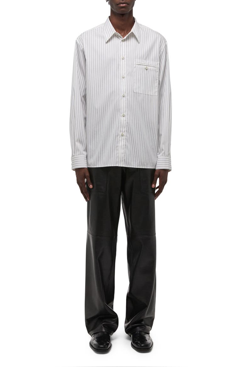 Relaxed Fit Stripe Button-Up Shirt (Men) | Nordstromrack