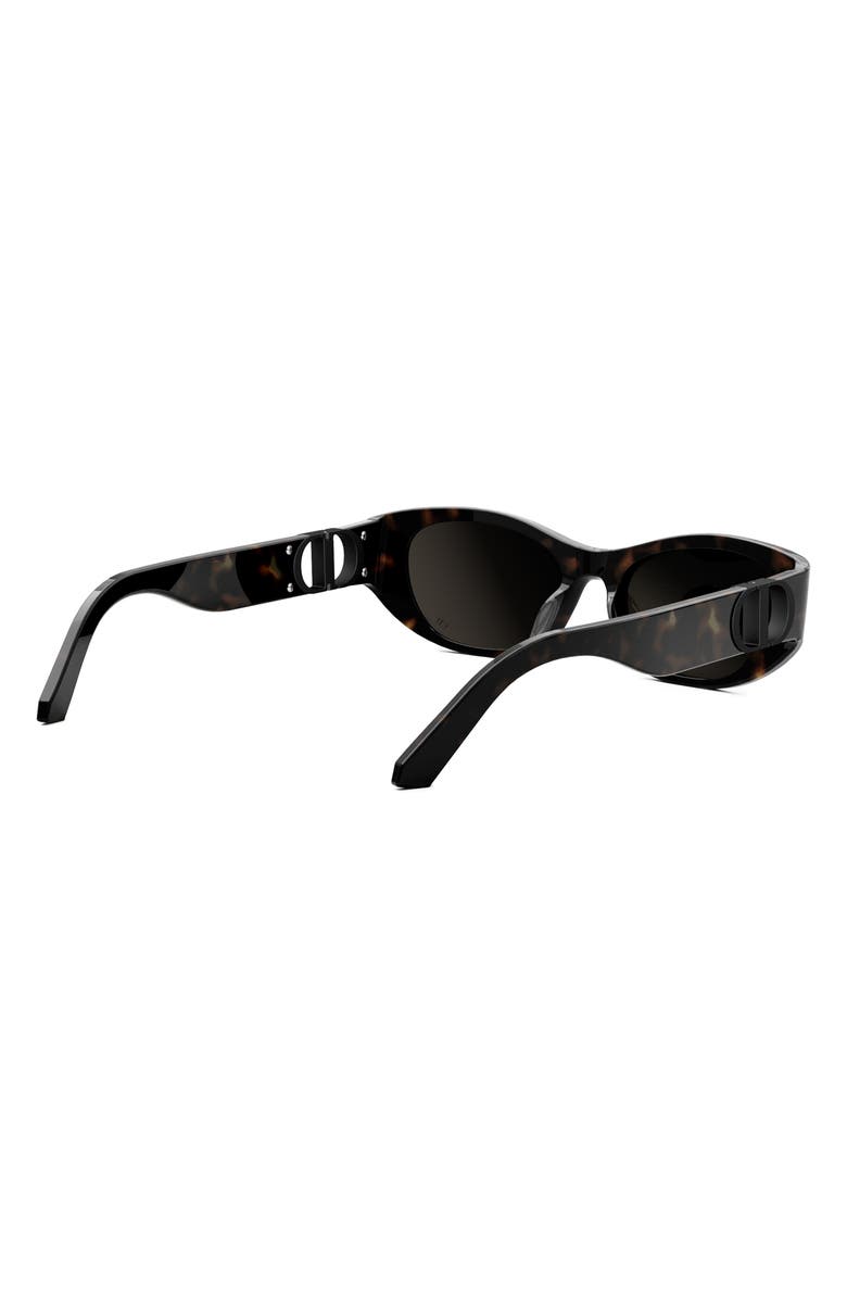DIOR 30Montaigne S9U 54mm Square Sunglasses, Alternate, color, Dark Havana / Smoke Mirror