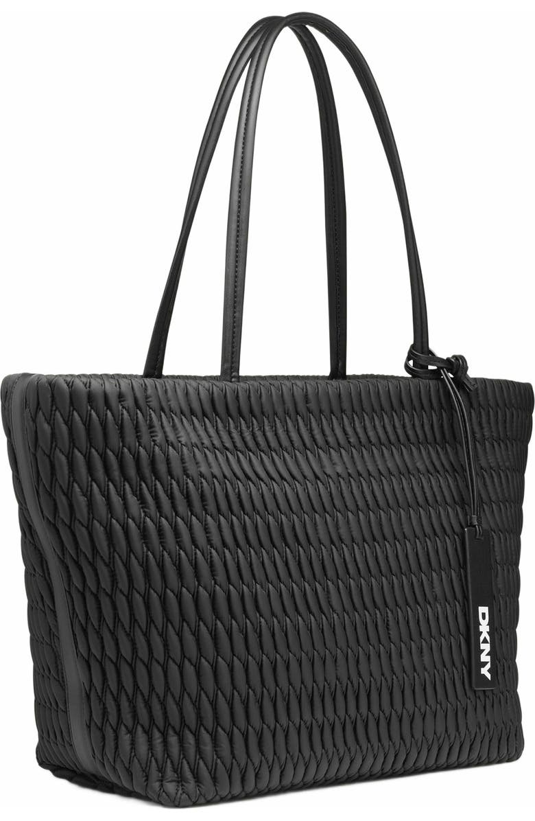 DKNY Mack Large Tote Bag, Alternate, color, Black/Black