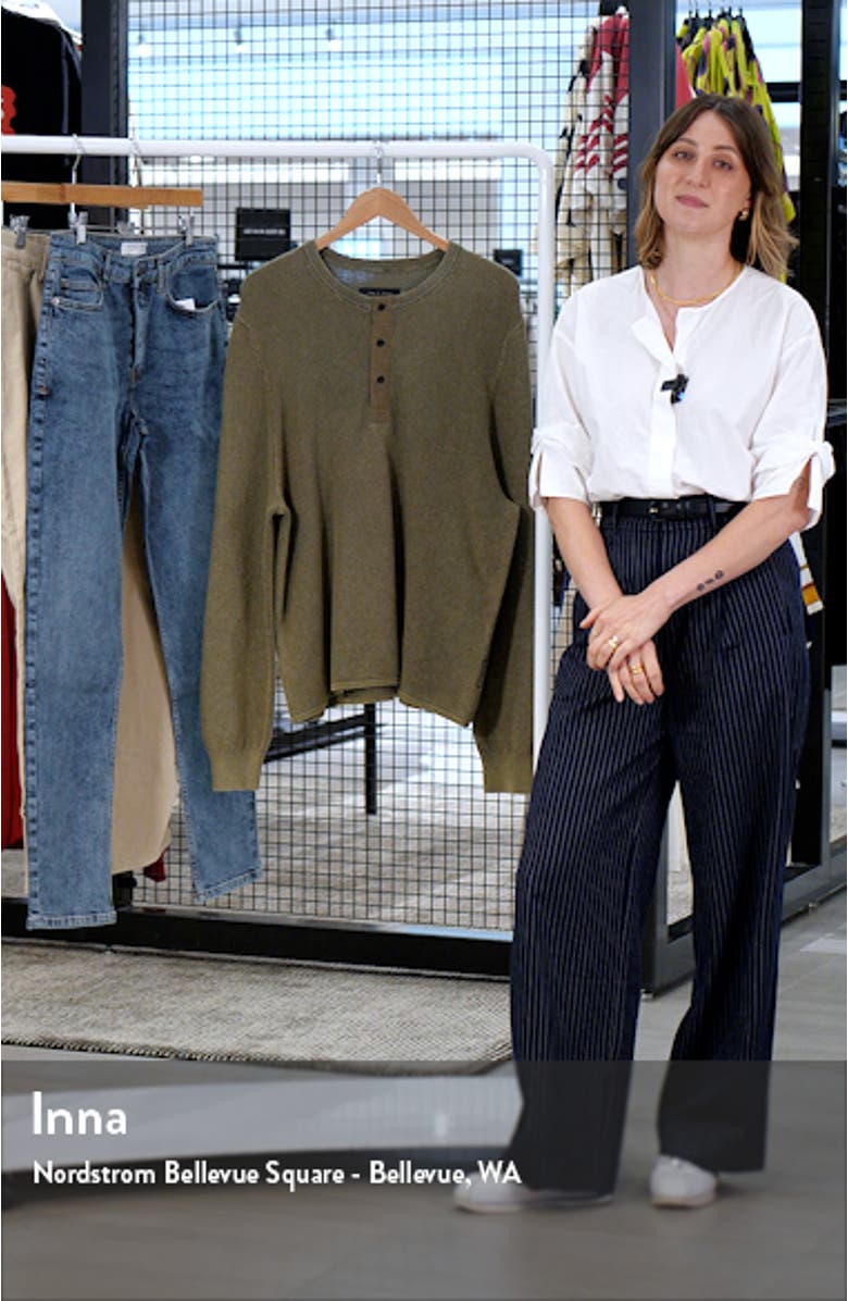 Dexter Washed Organic Cotton Henley, sales video thumbnail