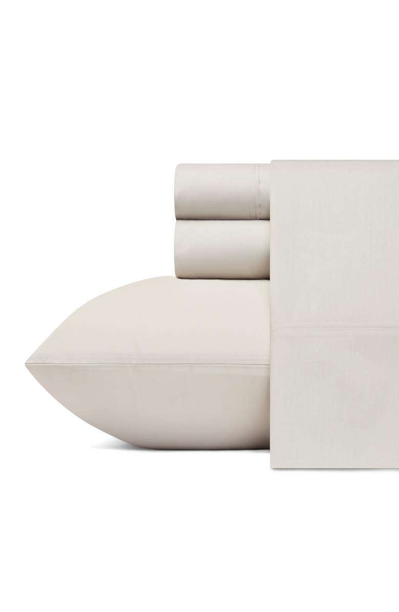 Tommy Bahama Cool Zone 200 Thread Count Cotton Percale Sheet Set, Main, color, Cloud Grey