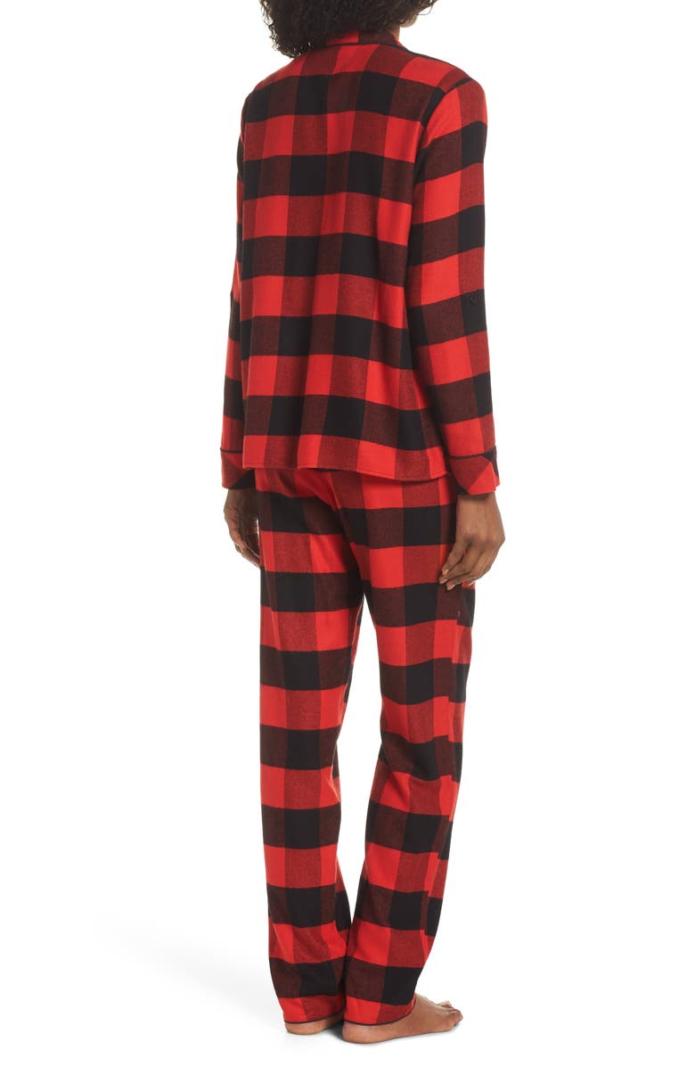 Nordstrom Lingerie Starlight Flannel Pajamas, Alternate, color, 