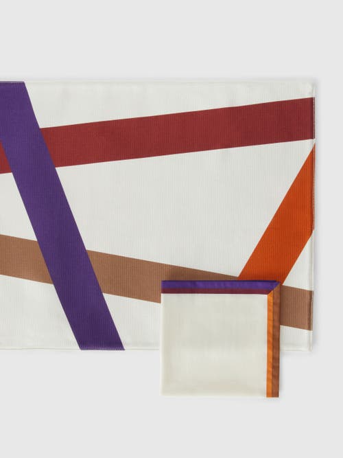 MISSONI MISSONI HOME SET OF TWO NASTRI PLACEMATS + TWO NAPKINS 