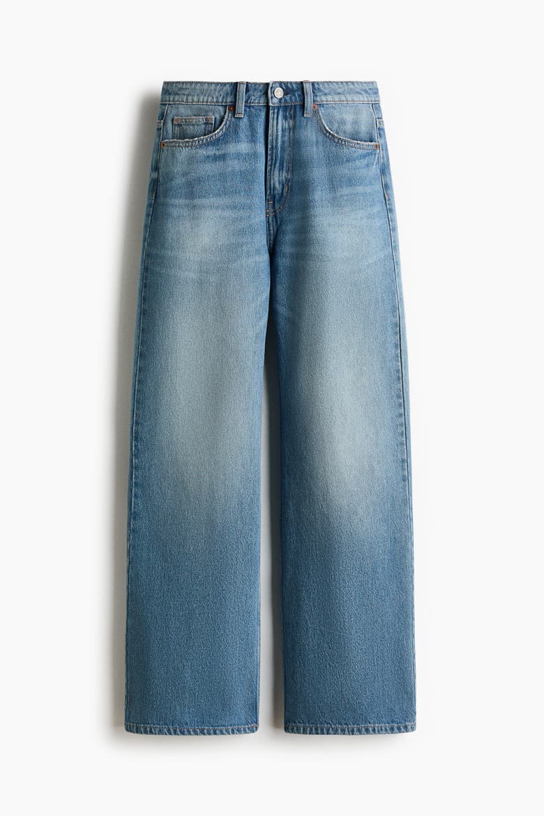 Ava Ultra High Rise Wide Leg Jeans, Alternate, color, Denim blue
