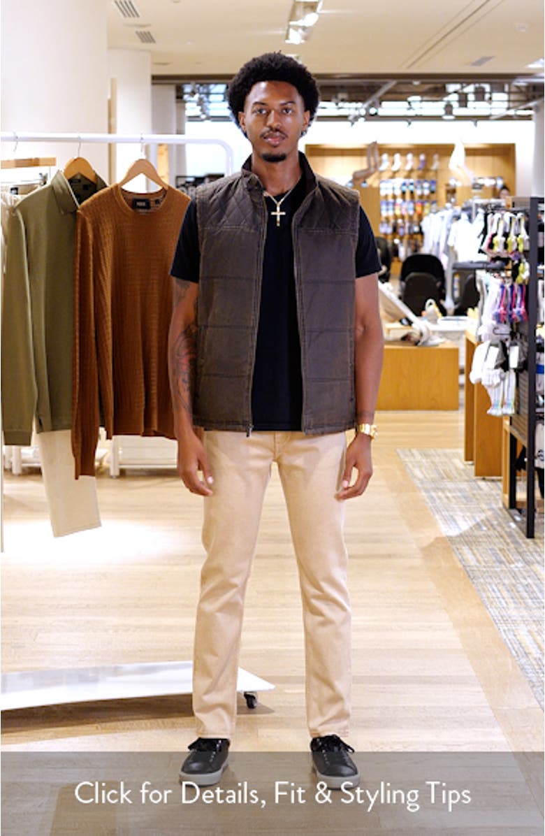 Antique Cotton Quilted Vest, sales video thumbnail