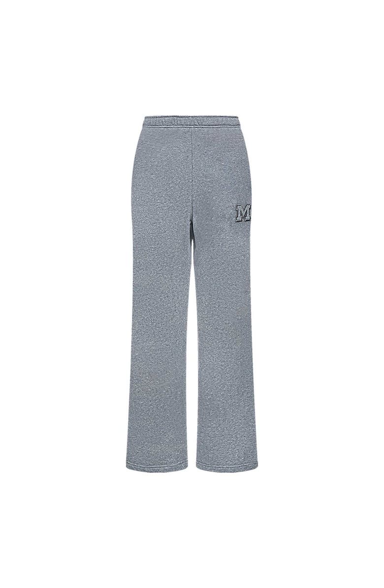 PRO STANDARD Women's Pro Standard Heather Charcoal Michigan Wolverines Tonal Neutral Relaxed Fit Fleece Sweatpants, Alternate, color, Heather Charcoal