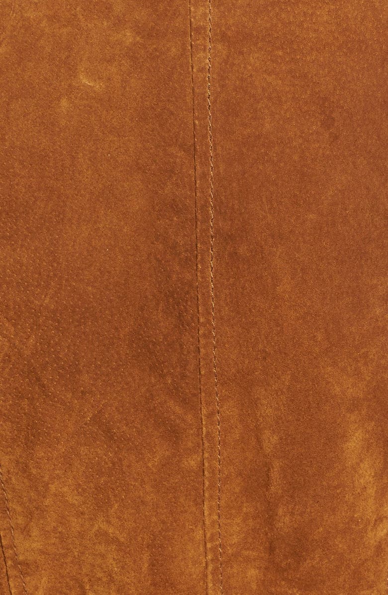 BLANKNYC Suede Leather Jacket, Alternate, color, 