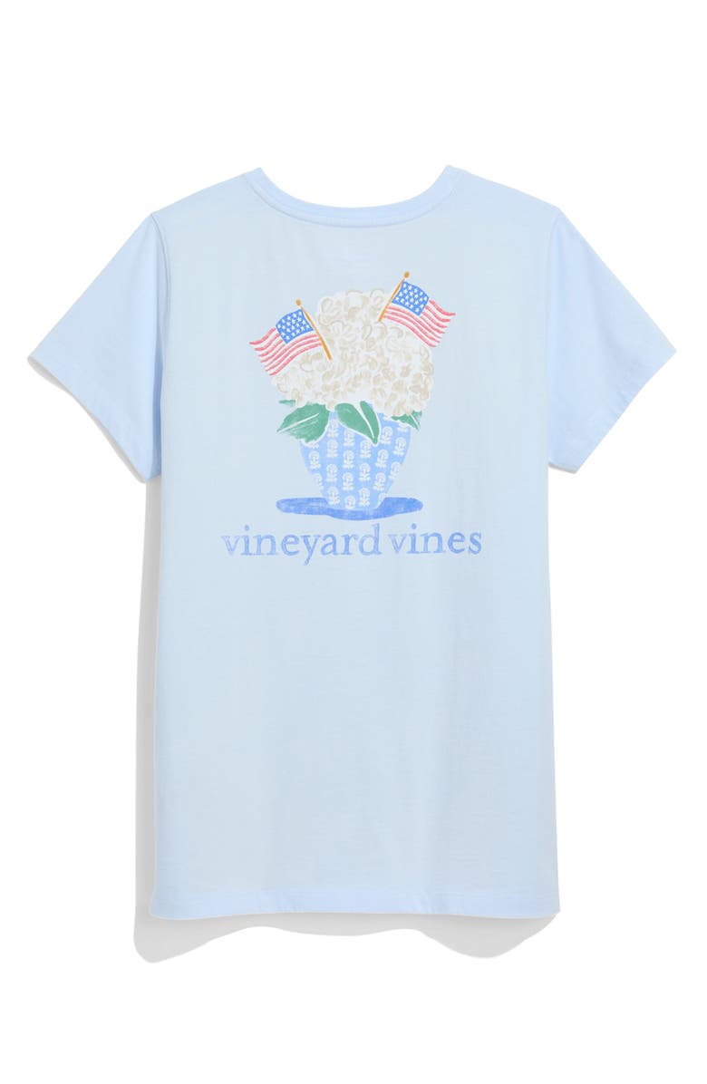 vineyard vines Flag Bouquet Cotton Graphic T-Shirt, Alternate, color, Rocks Blue