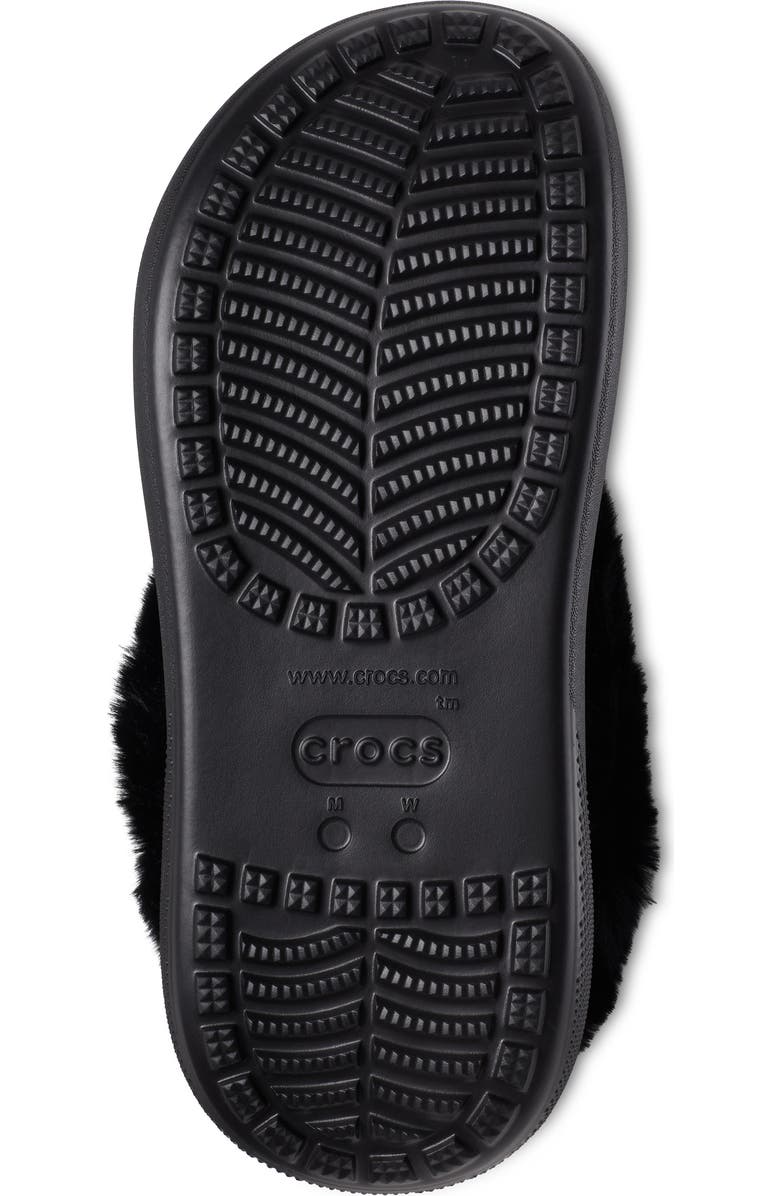 CROCS Classic Furever Crush Faux Shearling Lined Clog, Alternate, color,