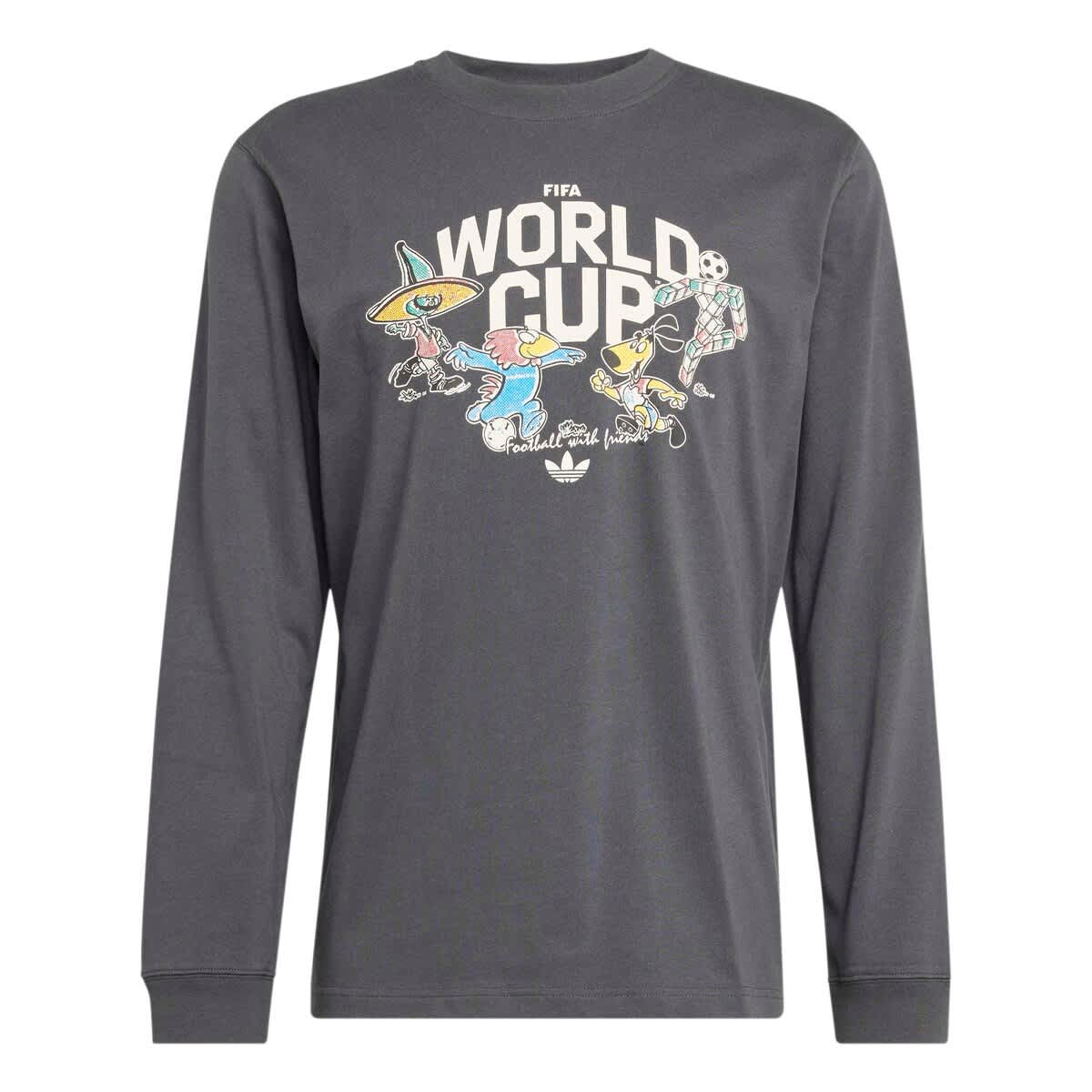 adidas Men's adidas Gray FIFA World Cup Historic Mascot Long