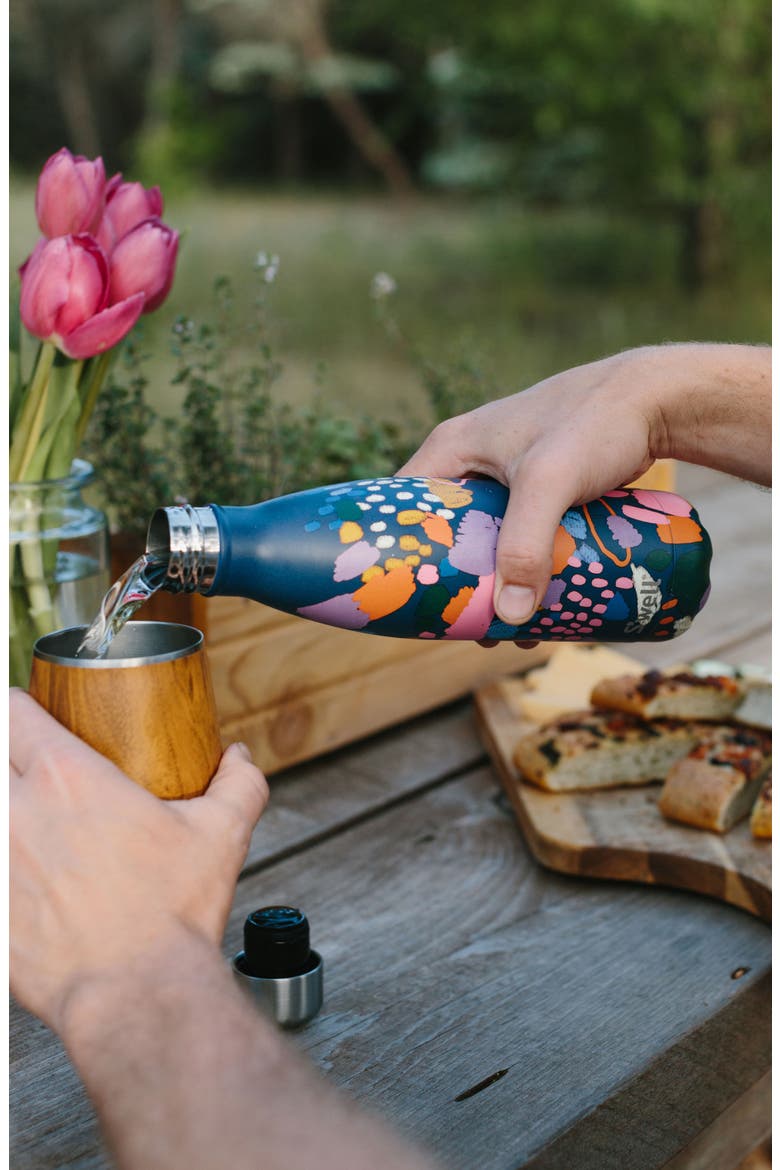 Paper Posy 17-Ounce Insulated Stainless Steel Water Bottle, Alternate, color, MULTI