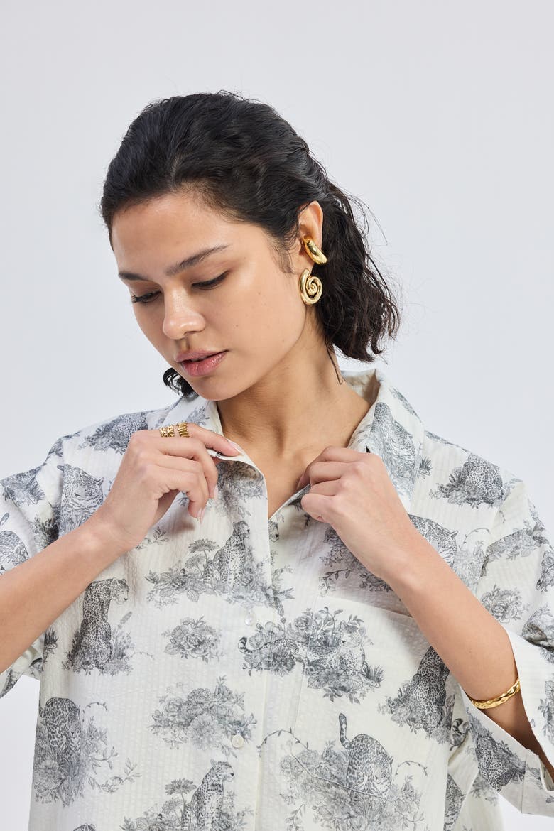 Oversized High-Low Shirt, Alternate, color, Light Green