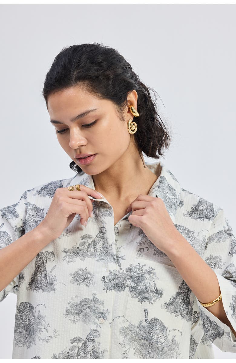 Reistor Oversized High-Low Shirt, Alternate, color, Light Green