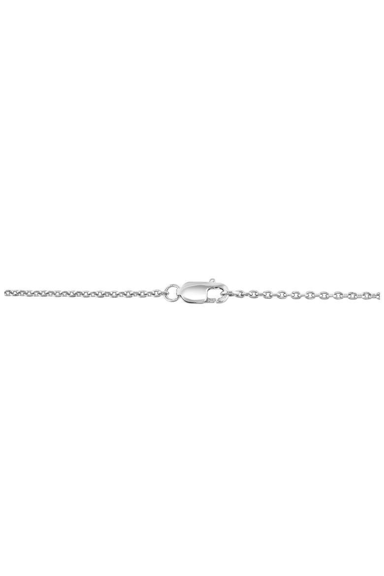 Sterling Silver Diamond Cross Pendant Necklace, Alternate, color, WHITE