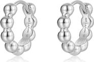 Lafonn Lumina Beaded Huggie Hoop Earrings