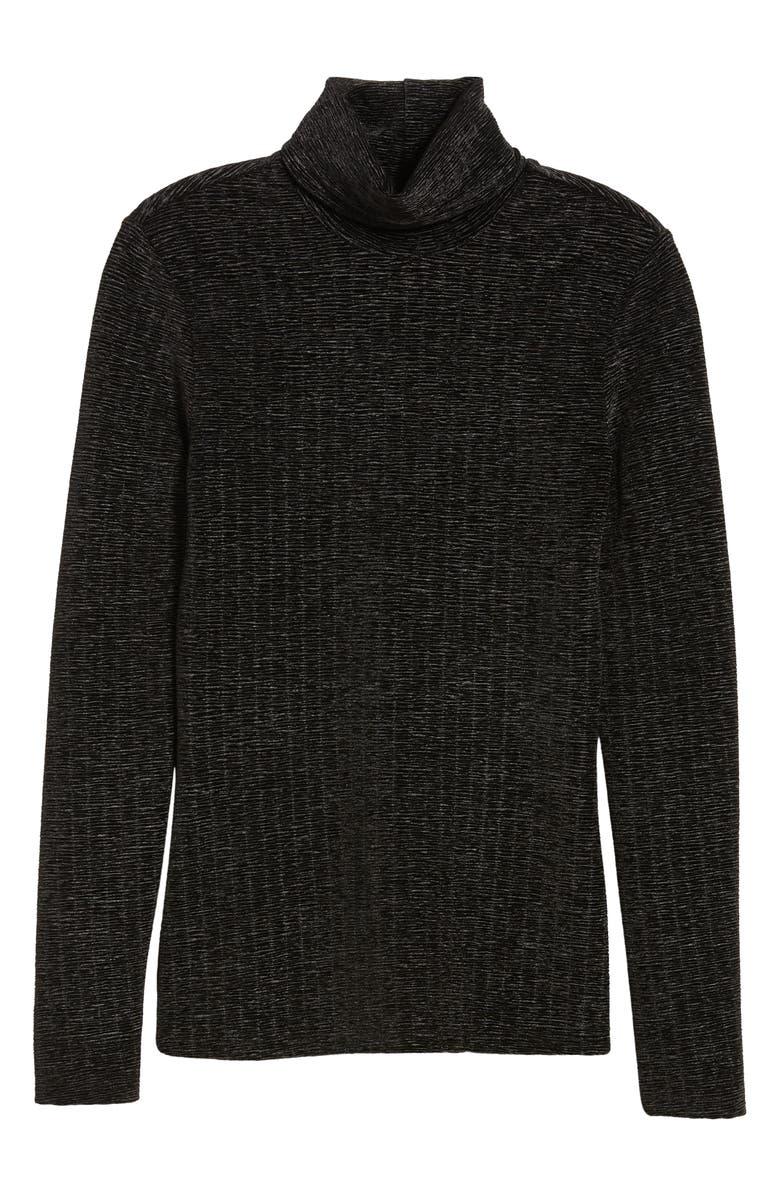 Open Edit Stretch Velvet Turtleneck, Alternate, color,