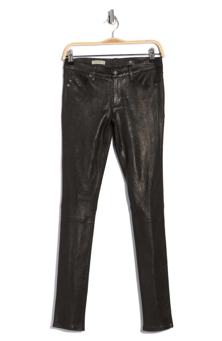 AG The Legging Super Skinny Leather Pants, Alternate, color, 