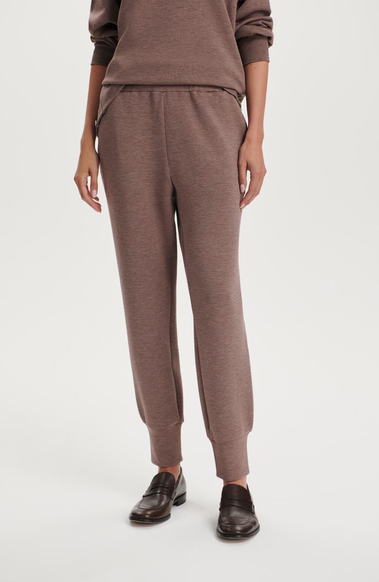 Varley The Slim Cuff Joggers, Main, color, Deep Taupe Marl Fleck