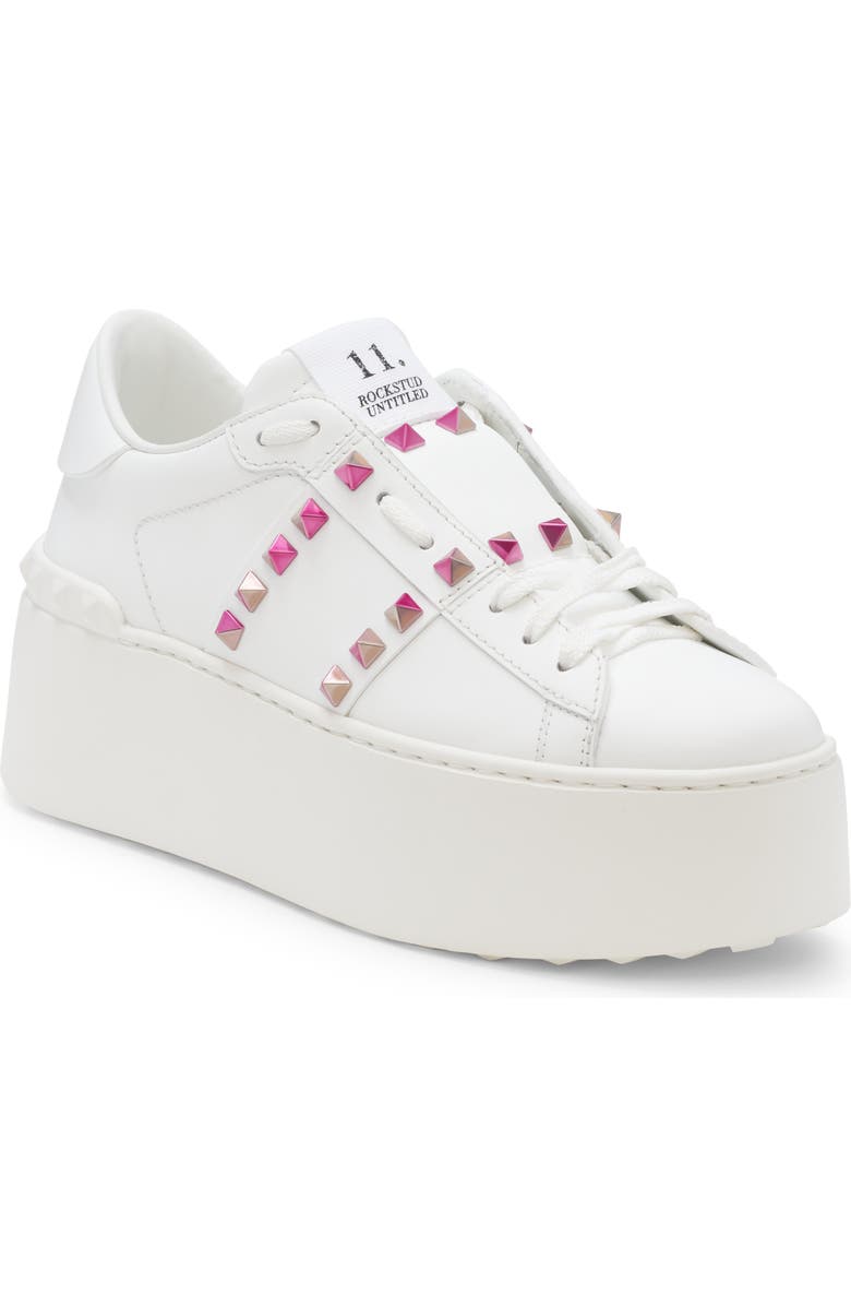 Valentino Garavani Rockstud Untitled Platform Sneaker, Main, color,