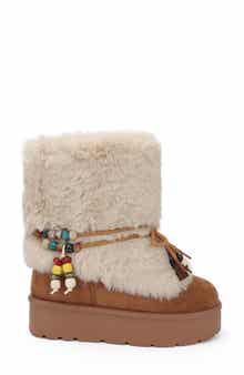 Owen Tassel Foldover Faux Suede Boot