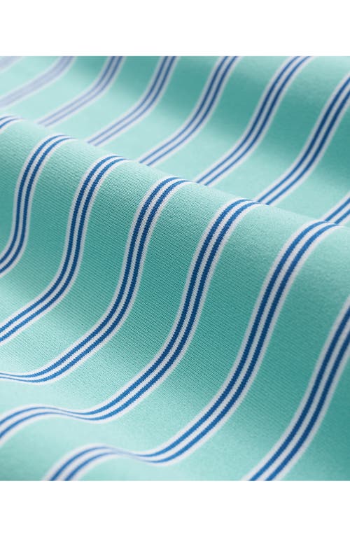 Brooks Brothers Knit Perforated Bb1 Stripe Polo