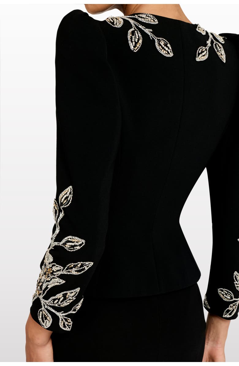 Jenny Packham Dalila Skirt and Top Set, Alternate, color, Liquorice