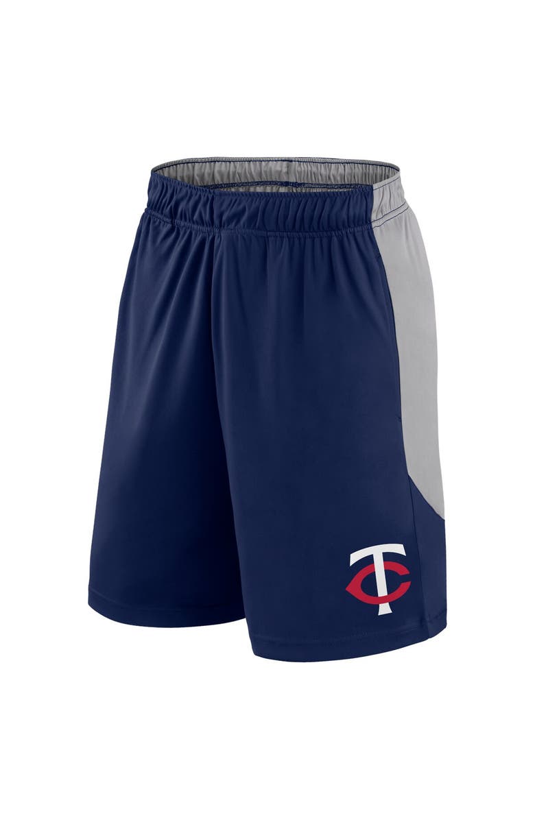 FANATICS Men's Fanatics Navy/Gray Minnesota Twins Go Hard Shorts, Alternate, color, 
