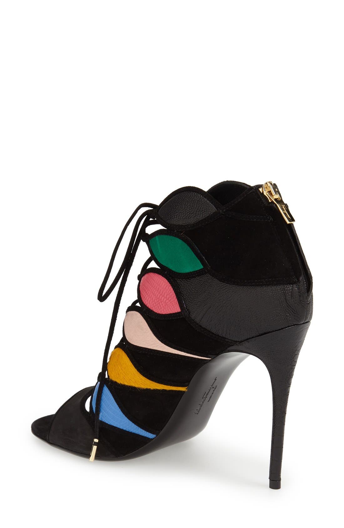 FERRAGAMO Salvatore Ferragamo 'Felicity' Cage Sandal, Alternate, color, 