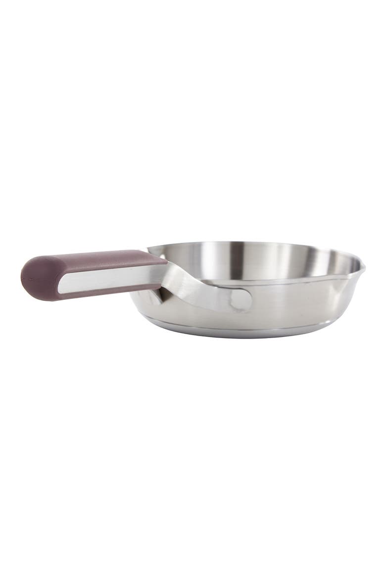 Elements 18/10 Stainless Steel Skillet, Alternate, color, PURPLE