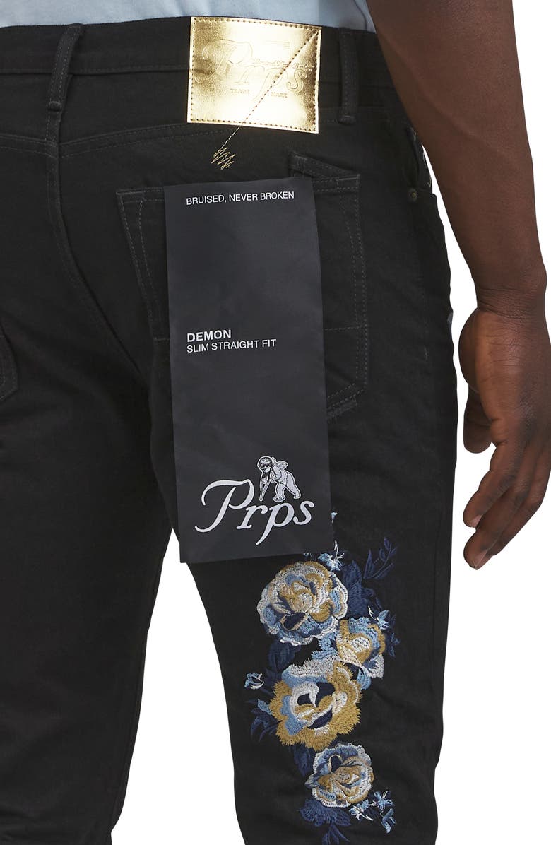 PRPS Peony Skinny Jeans, Alternate, color, 