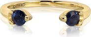 Anita Ko 18k Gold Sapphire Open Band Ring
