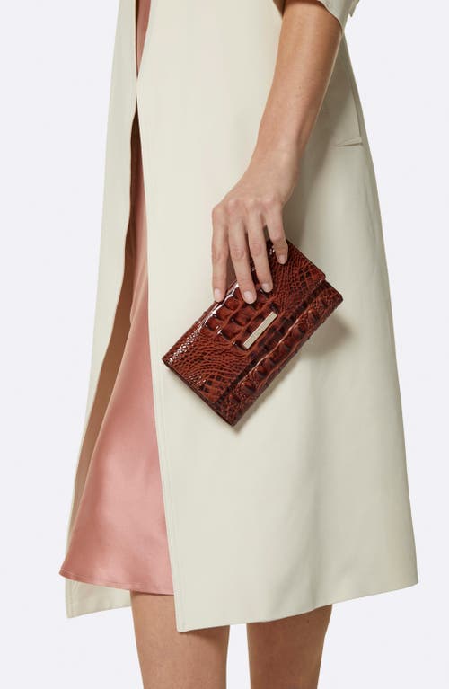 Brahmin Cordelia Croc Embossed Leather Wallet