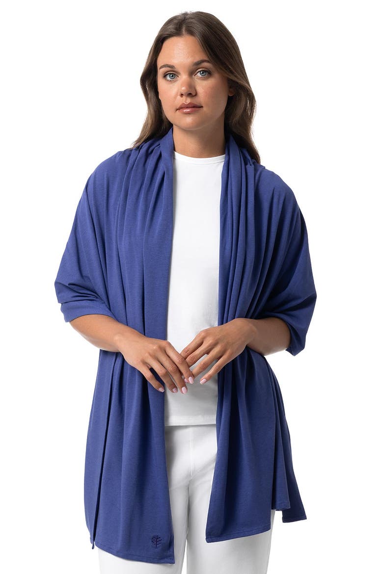 Sanibel Beach Shawl, UPF 50+ Sun Protection, Alternate, color, Future Dusk