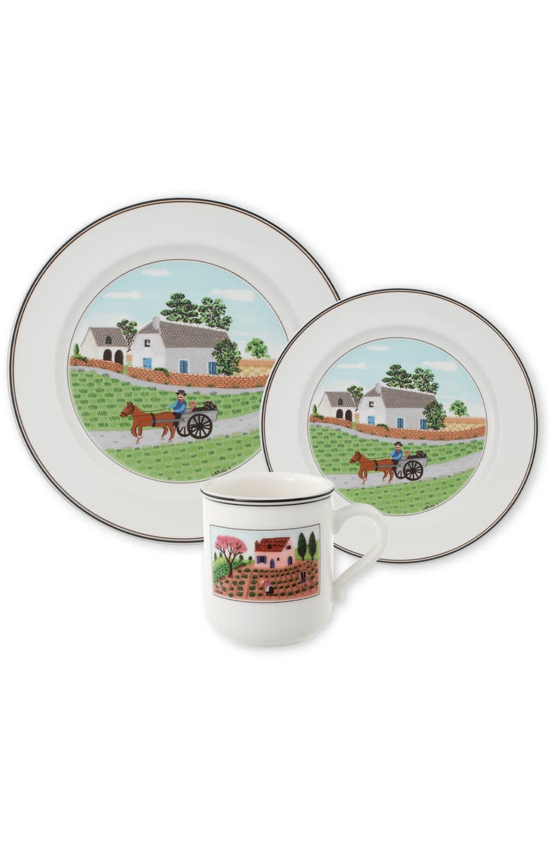 Villeroy & Boch Design Naif 18 Piece Dinnerware Set for 6, Alternate, color, Multi