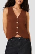 French Connection Mozart Rib V-Neck Vest