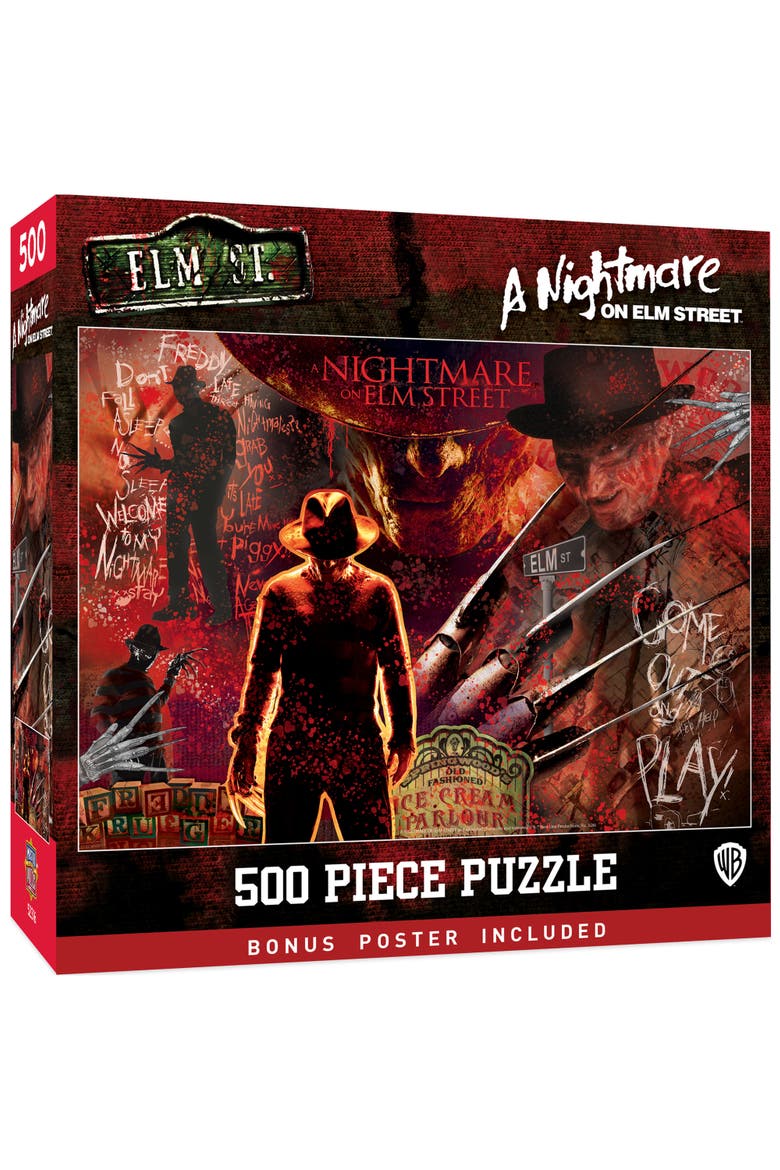 Nightmare on Elm Street 500 Piece Puzzle, Main, color, Multicolor