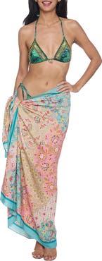 RANEES Pareo Convertible Midi Cover-Up Dress