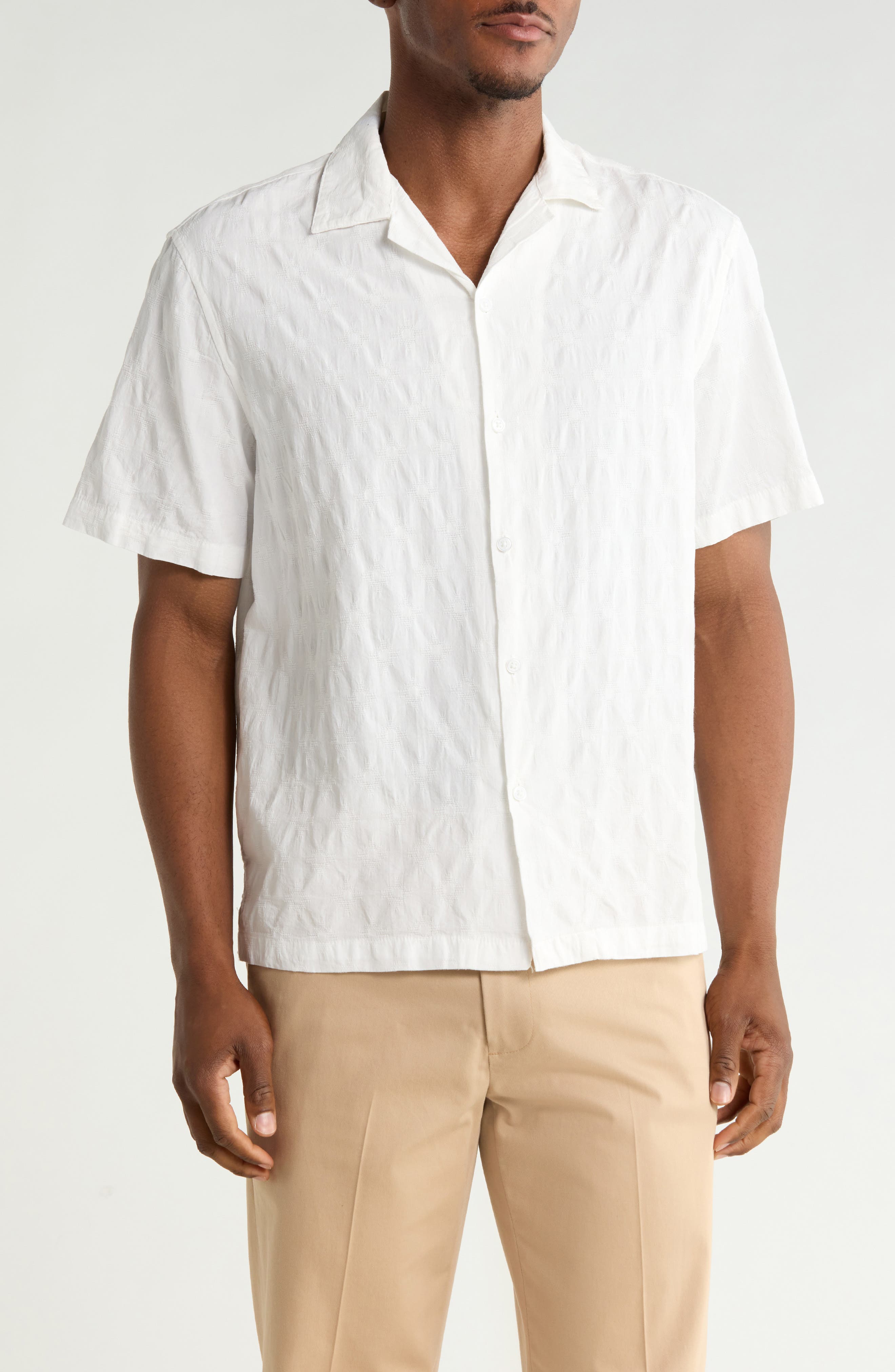 Embroidered Camp Shirt